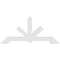Ekena Millwork Vanguard Architectural Grade PVC Gable Bracket, 60"W x 27 1/2"H x 4"D x 4"F, 11/12 Pitch GBP060X28X0404VAN00 - alternate 5